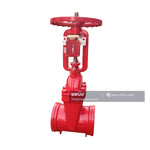 OS&Y Gate Valve With Tamper Switch, Groove Connection, 2" to 12"