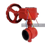 Grooved Butterfly Valve With Tamper Switch, 2" to 12"