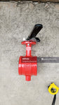 Grooved Butterfly Valve, Hand Lever, 2" to 8"