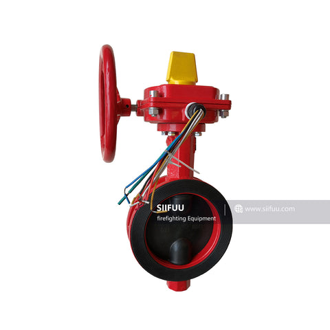 Wafer Butterfly Valve With Tamper Switch, UL/FM