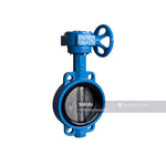 Wafer Butterfly Valve, Worm Gear Operating, 2" to 12"