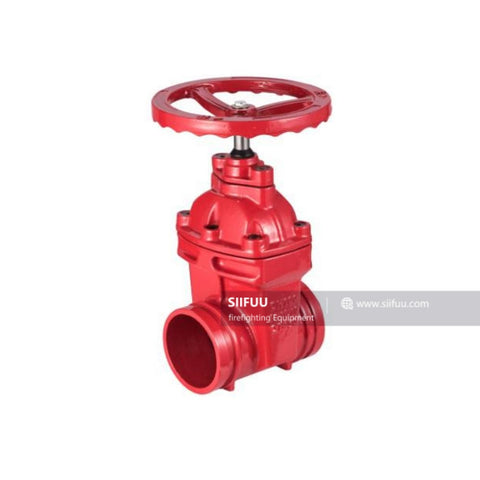 Non-Rising Stem Gate Valve Groove Connection 2 To 12 Valve-Pipe